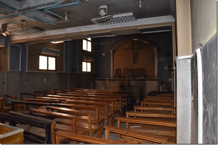 Gad al-Sayed church burnt Abou Hilal Minya 3